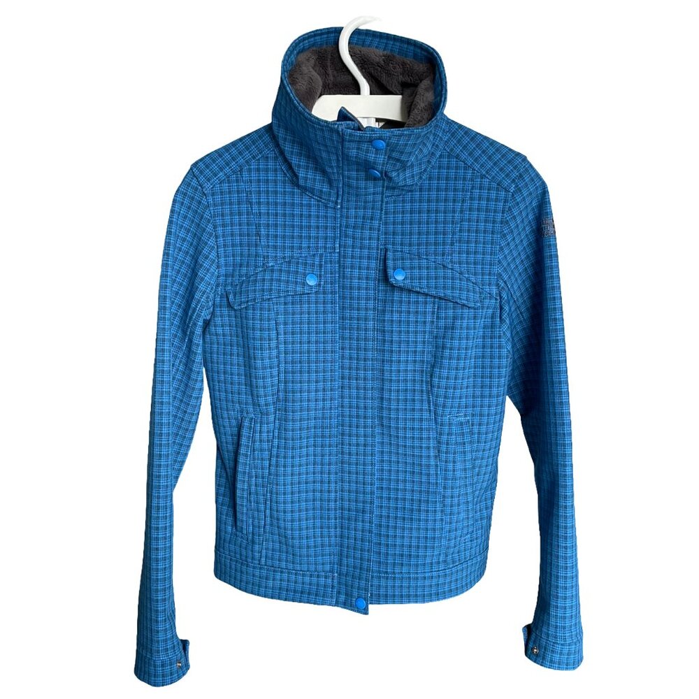 THE NORTH FACE Wildcat Jacket Fleece Lined Fall Winter Ski Blue Women's Medium